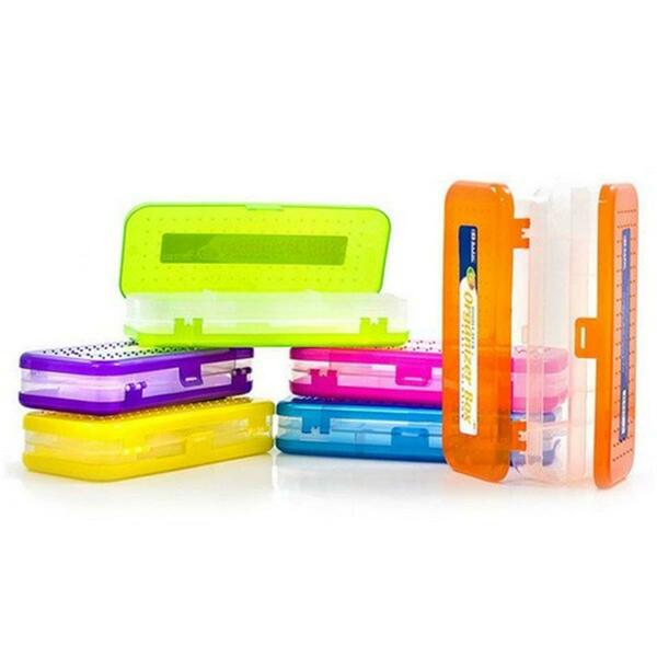 Bazic Products Bazic 8in Bright Color Double Deck Organizer Pack Pack of 24 837